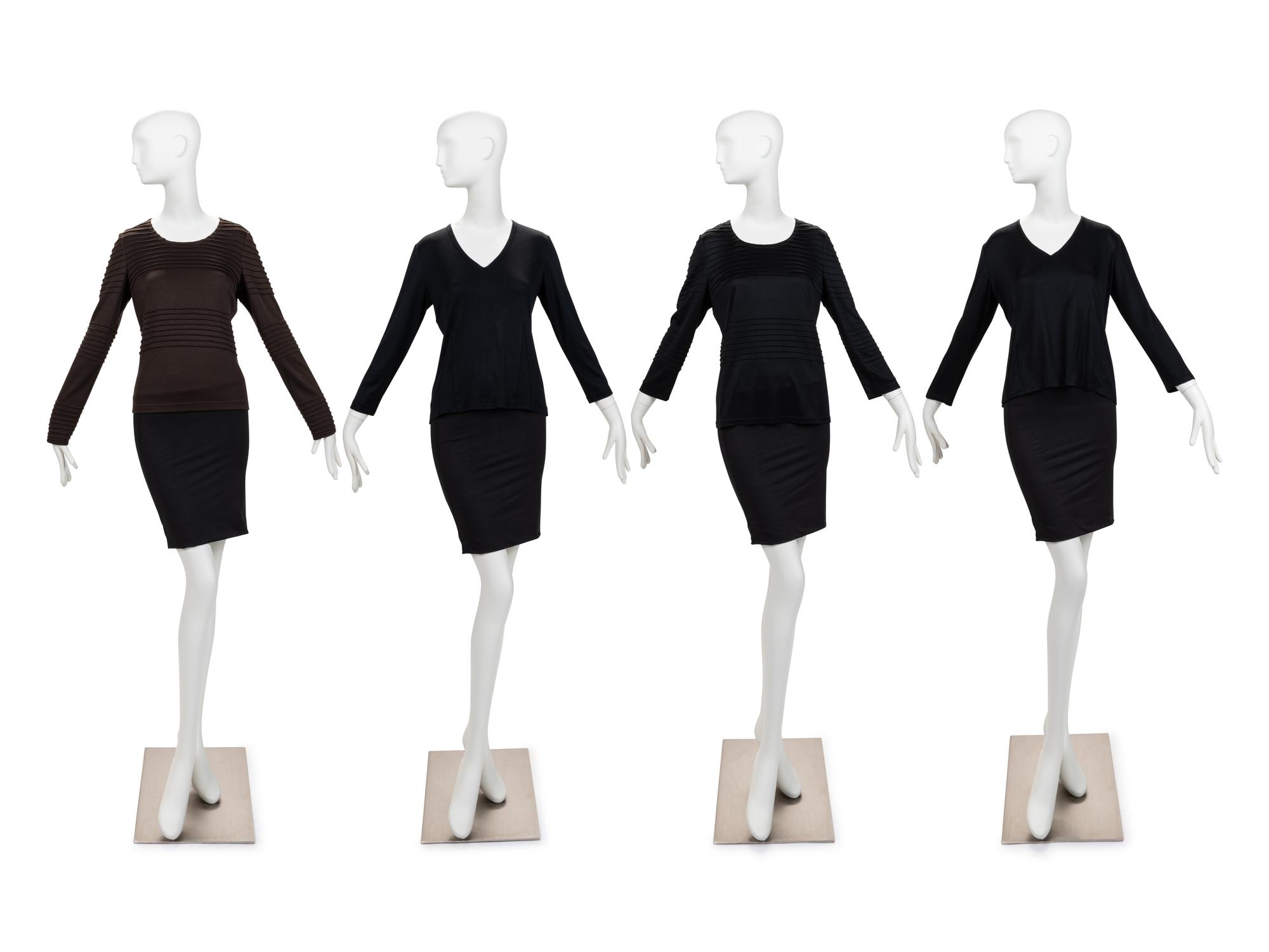 Four Ralph Rucci Knit Tops, 2000-10s