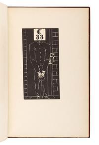 MASEREEL, Franz (1889-1972), illustrator. -- WILDE, Oscar (1854-1900). The Ballad of Reading Gaol . Munich: Drei Masken Verlag, 1924.