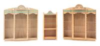 Three Southwestern Style Display Cabinets Height of tallest 7 3/4 inches. — Joe Turner