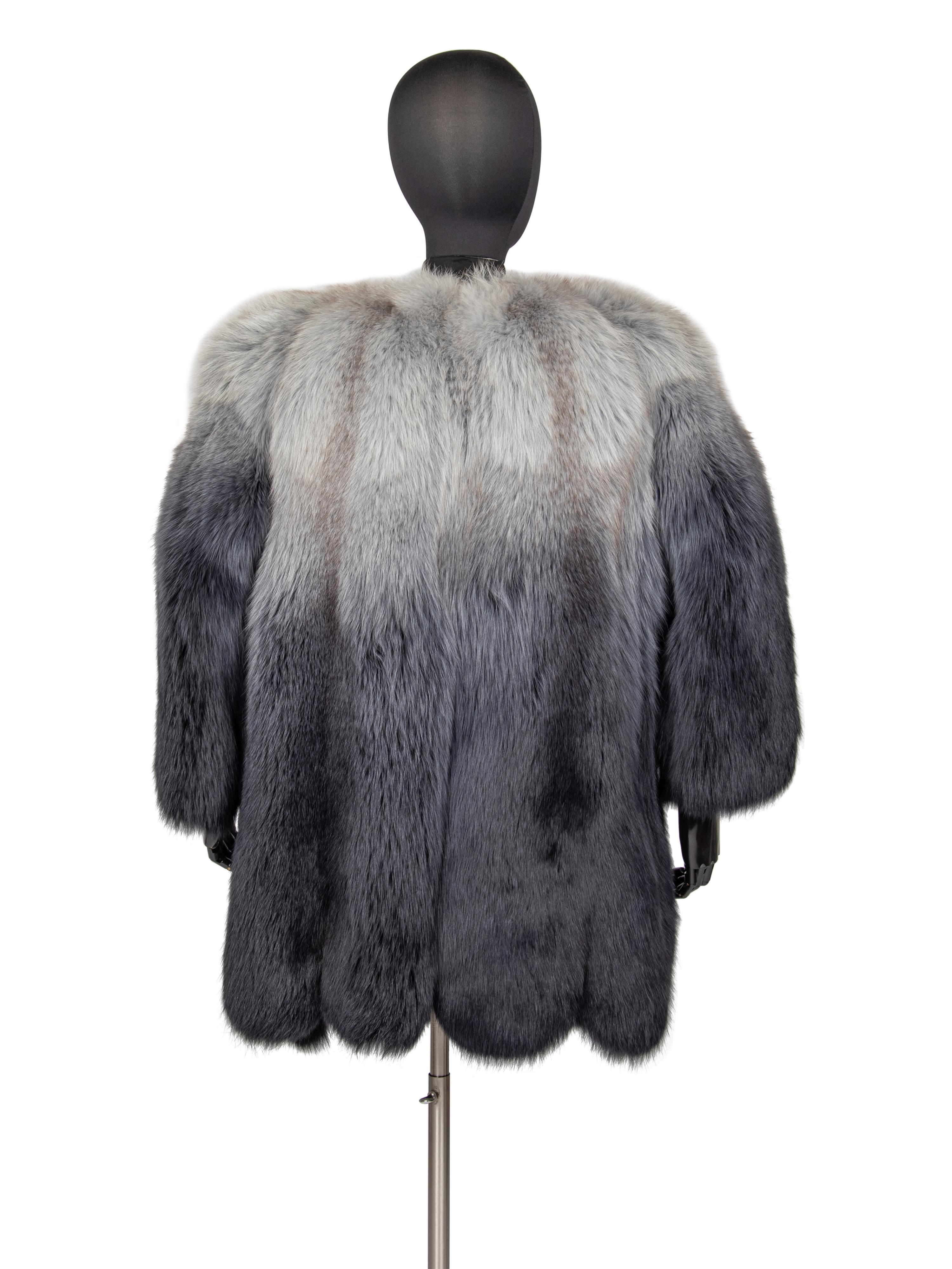 Sam-Rone Fox Fur Jacket, 1980s
