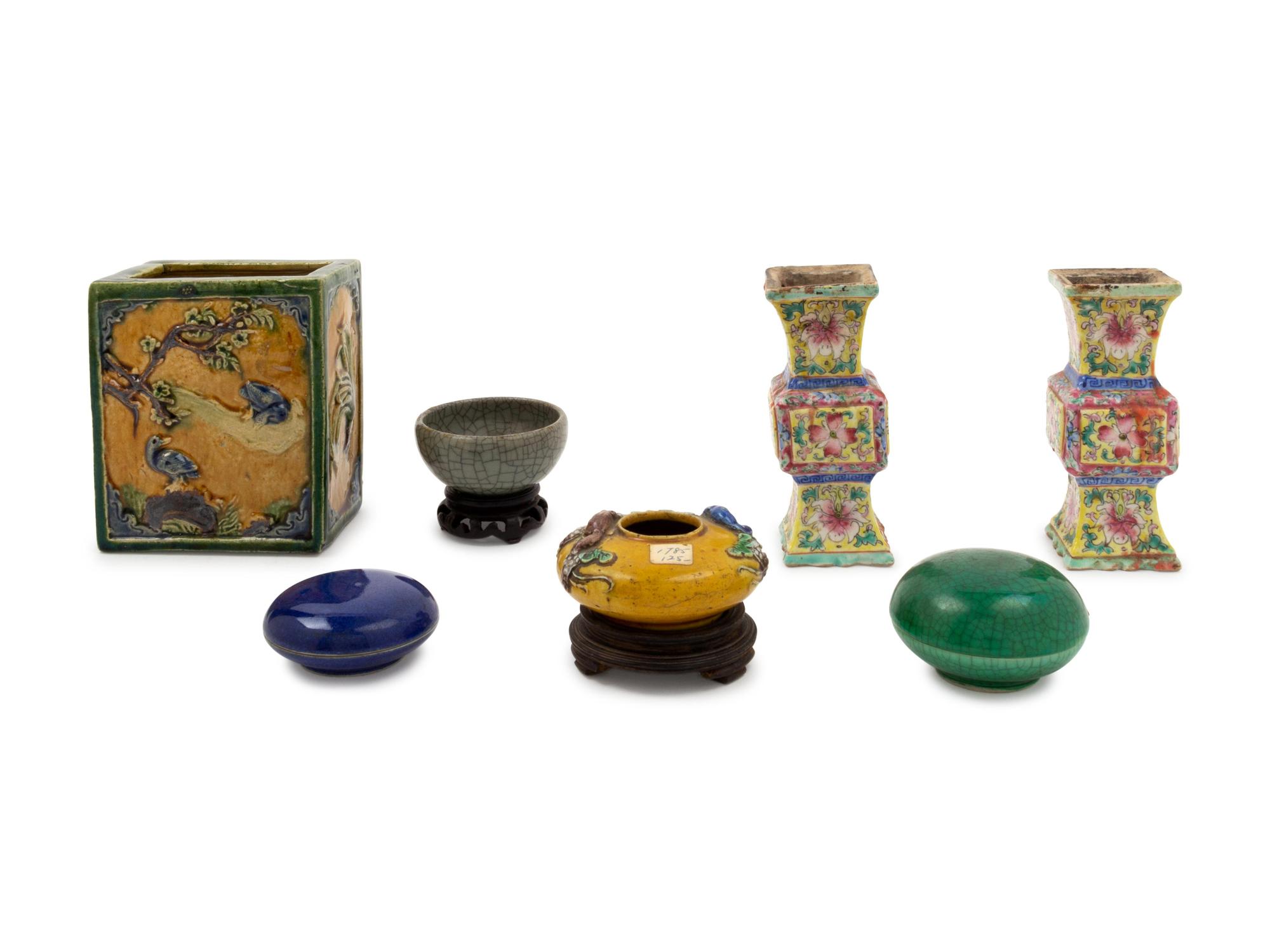 Seven Chinese Porcelain Articles