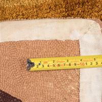 An American Starbust Hooked Rug