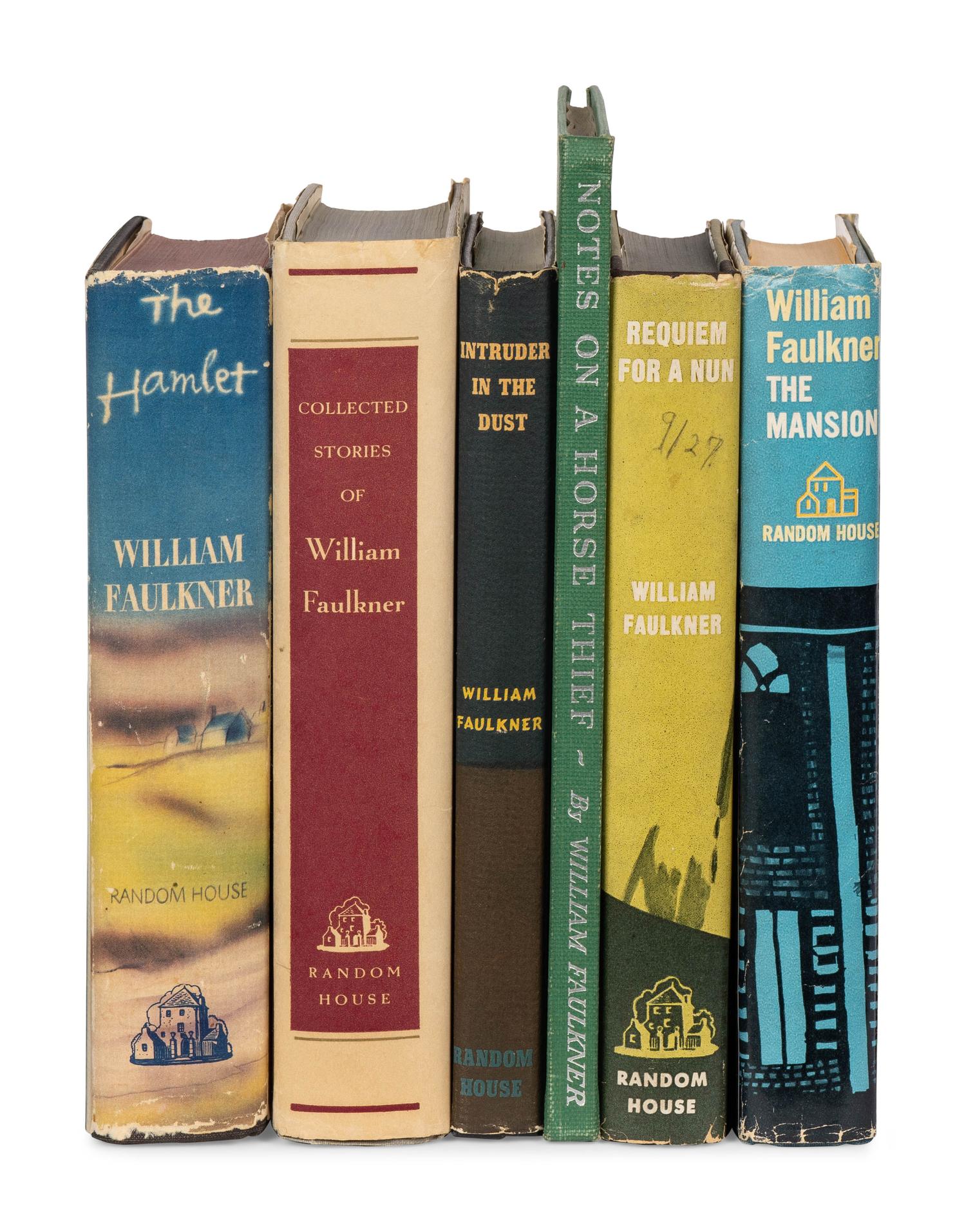 FAULKNER, William (1897-1962). A group of 7 works, including: