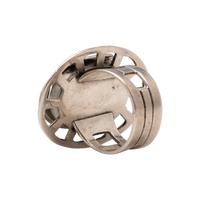 Sterling Silver Maskette Ring