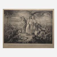 Christopher Kimmel (American, 1830-1872) The Outbreak of the Rebellion; together with a companion