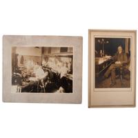 [OCCUPATIONAL PHOTOGRAPHY]. A group of photographs depicting doctors, lawyers, judges, and other professionals, comprising: