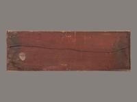A Black Painted Pine Cobbler's Sign
