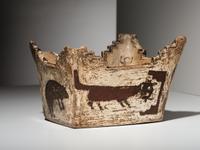Early Zuni Polychrome Pottery Container