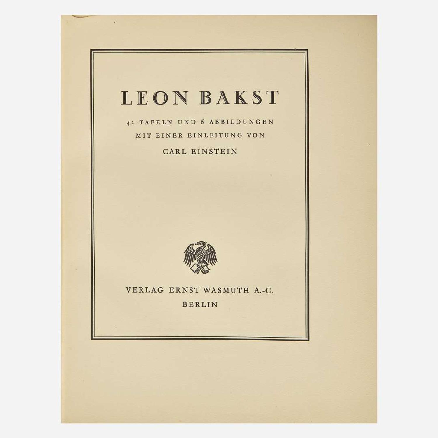 [Art] [Bakst, Leon] Leon Bakst