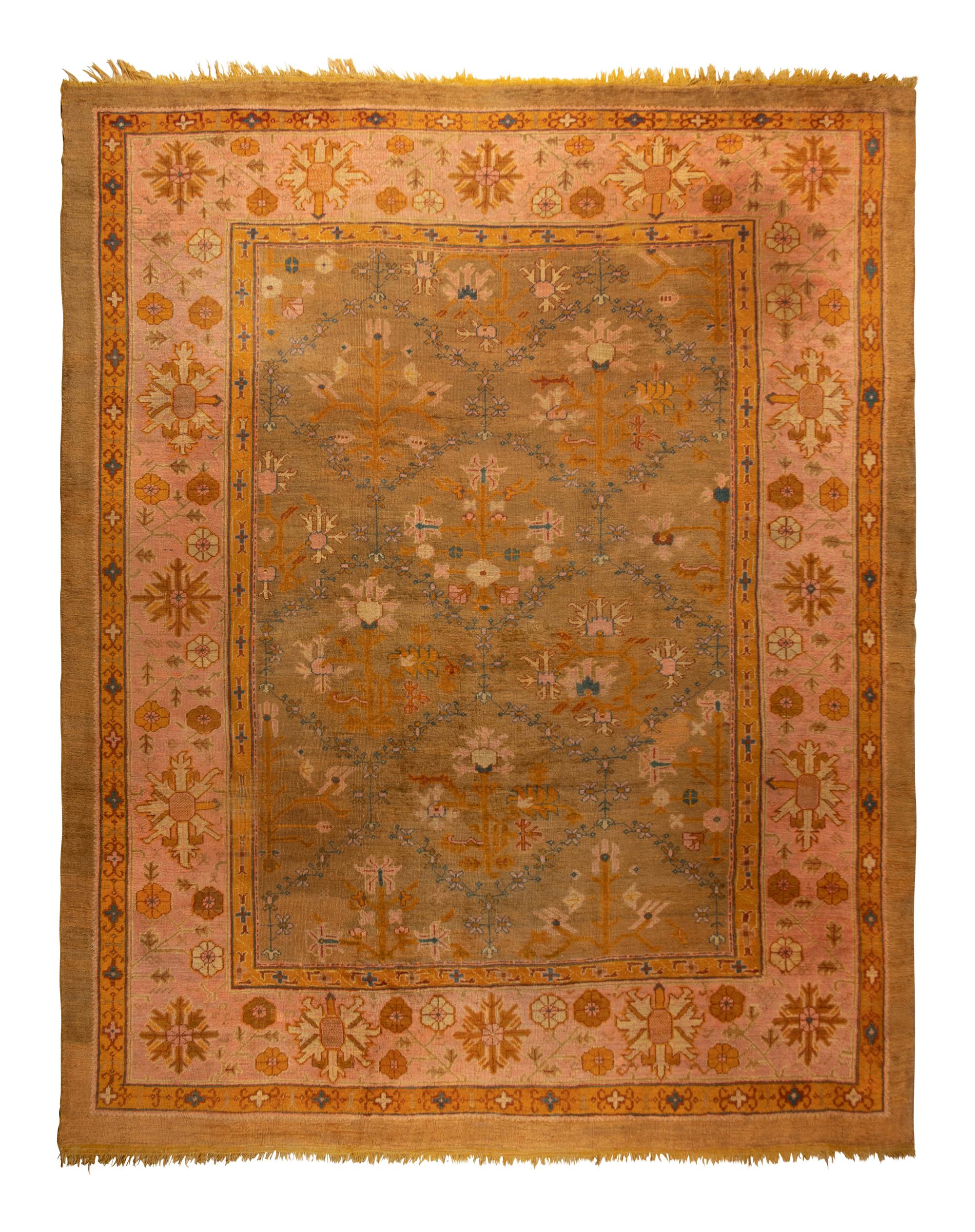 An Oushak Wool Rug