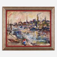 Theresa Ferber Bernstein (American, 1890-2002) River Industry