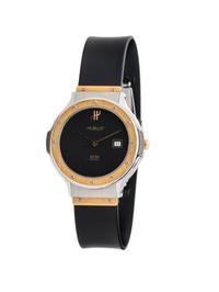HUBLOT, YELLOW GOLD AND STAINLESS STEEL 'MDM' WRISTWATCH