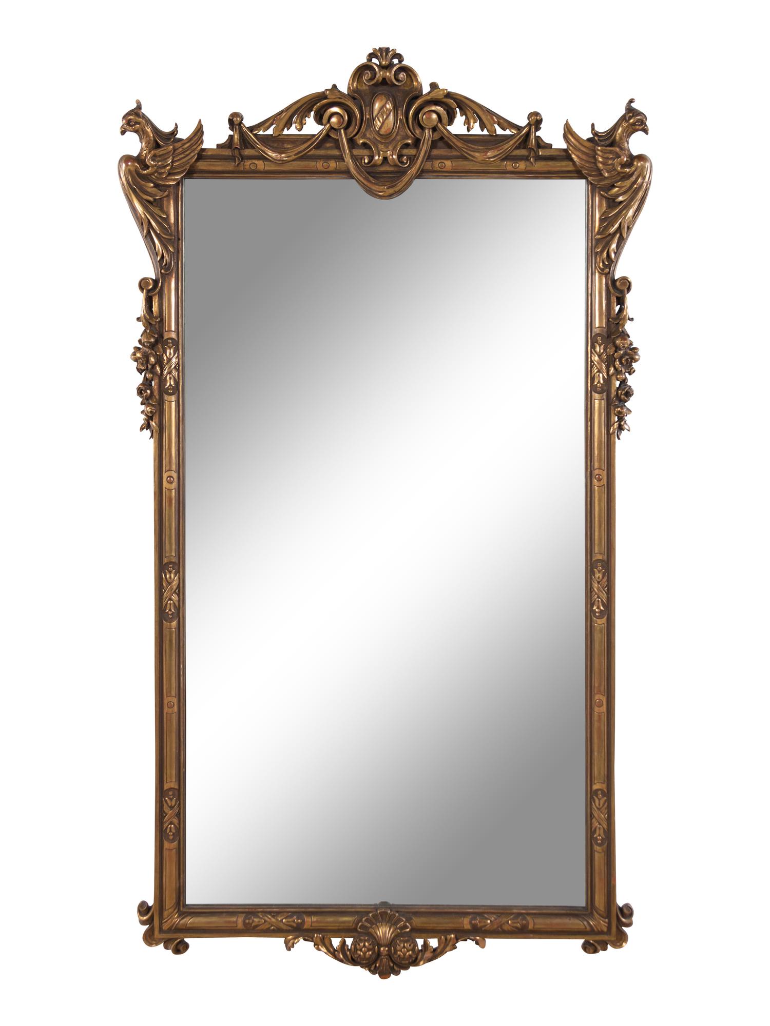 A Neoclassical Giltwood Mirror