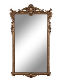 A Neoclassical Giltwood Mirror