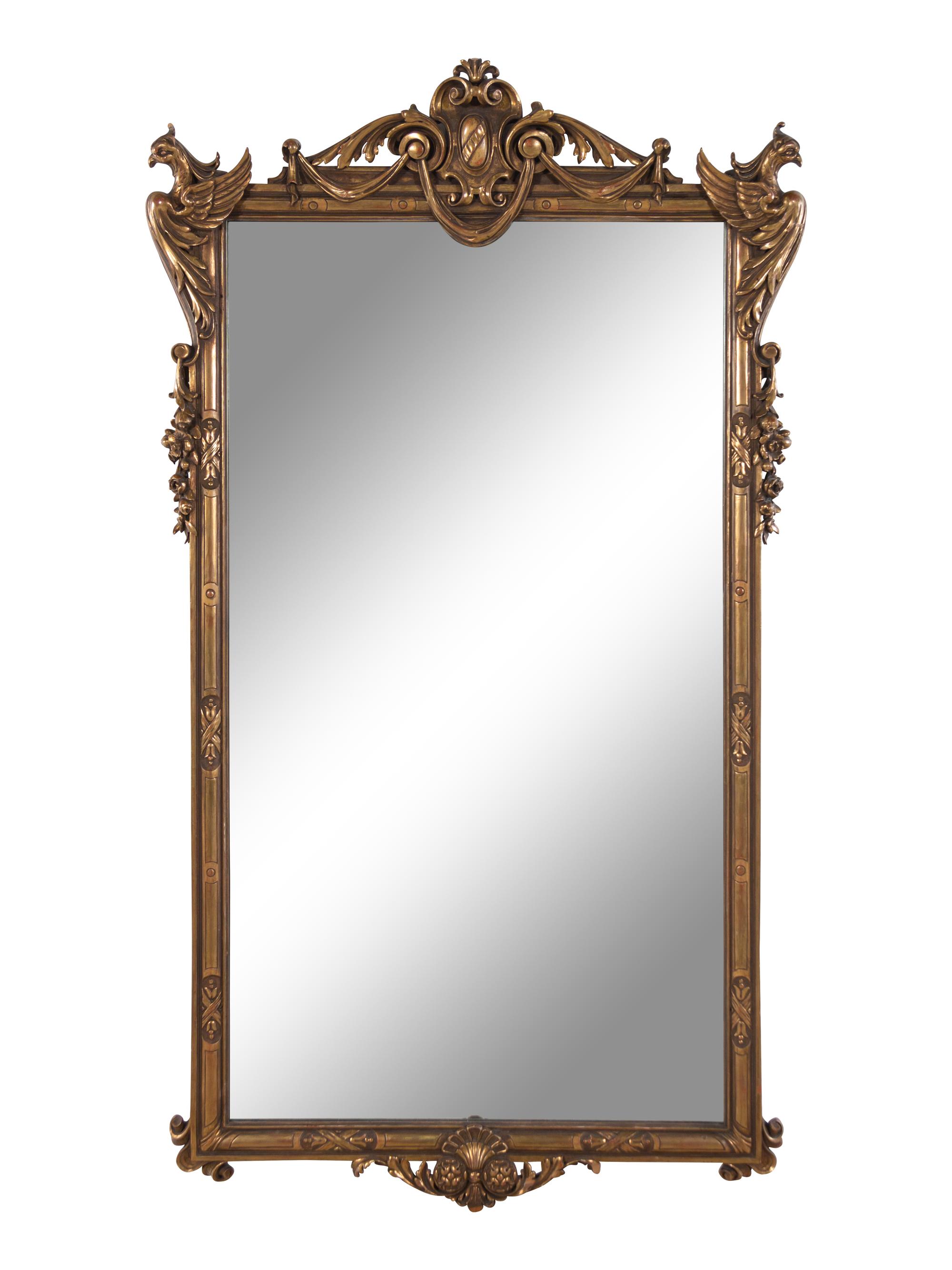 A Neoclassical Giltwood Mirror
