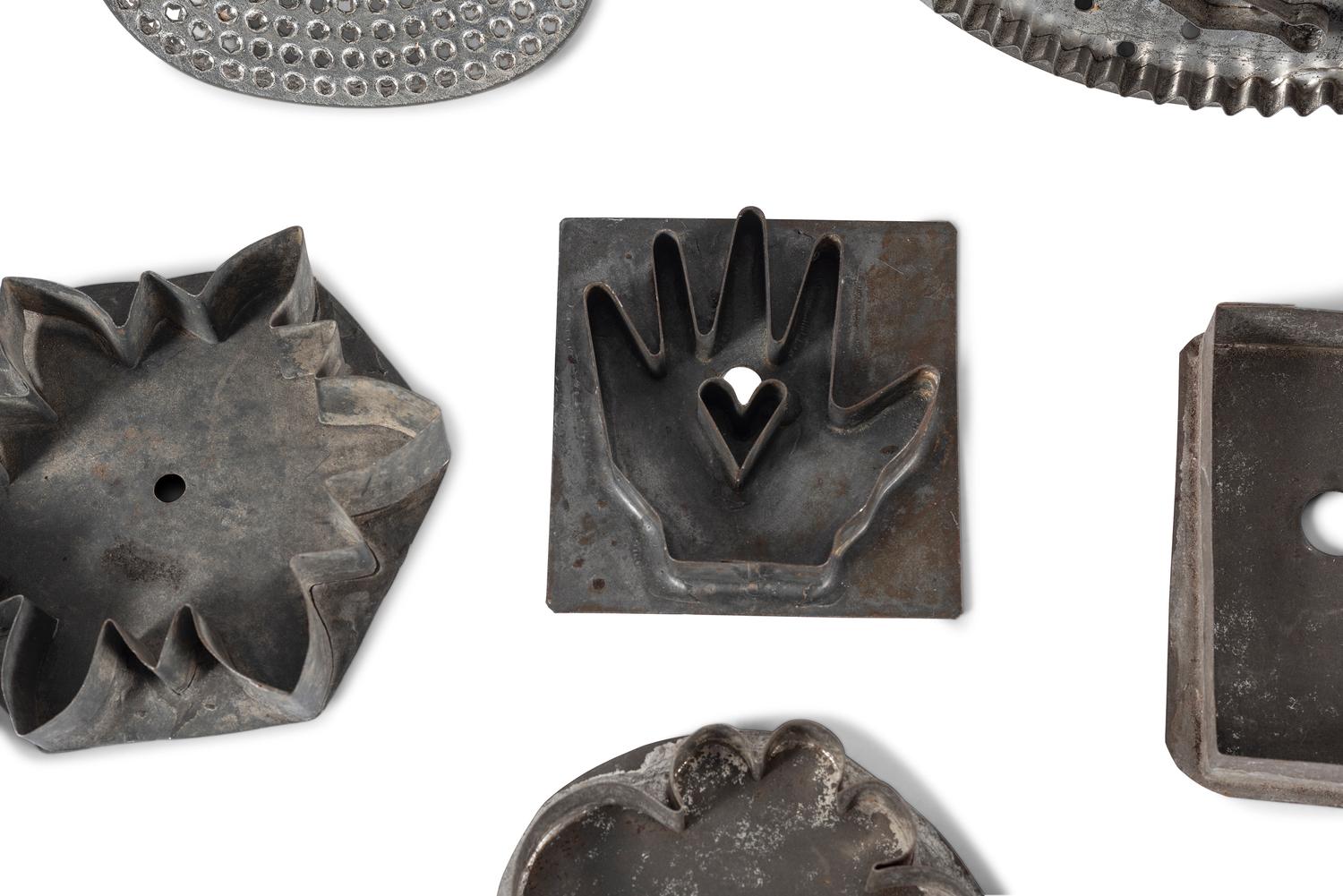 A Group of Figural Tin Cookie Cutters