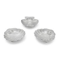 A Group of Three American Silver Shell-Form Dishes