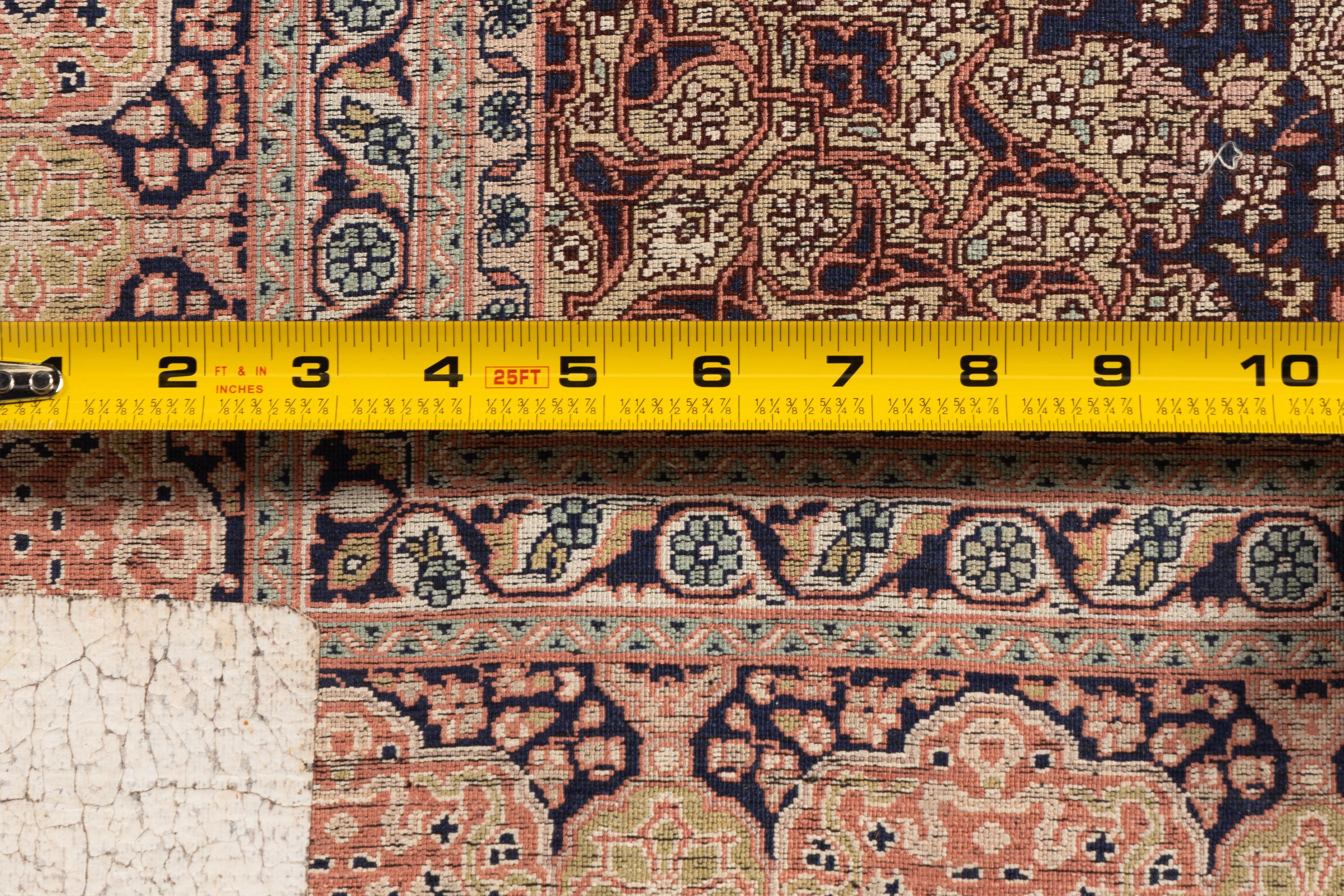 A Qom Silk Rug