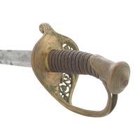 Tiffany Retailer Marked Imported US Model 1850 Foot Officers Sword with German Silver Scabbard