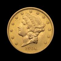 A 1904 Liberty Head $20 Gold Coin