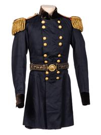[MILITARIA]. Brigadier General Lansing B. Swan archive incl. New York militia frock coat, belt, epaulettes, and daguerreotype.