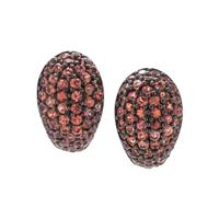 COLORED SAPPHIRE EARCLIPS