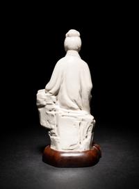 A Chinese Blanc-de-Chine Figure of Guanyin