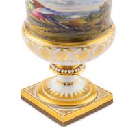A Flight, Barr and Barr Porcelain Topographical Urn