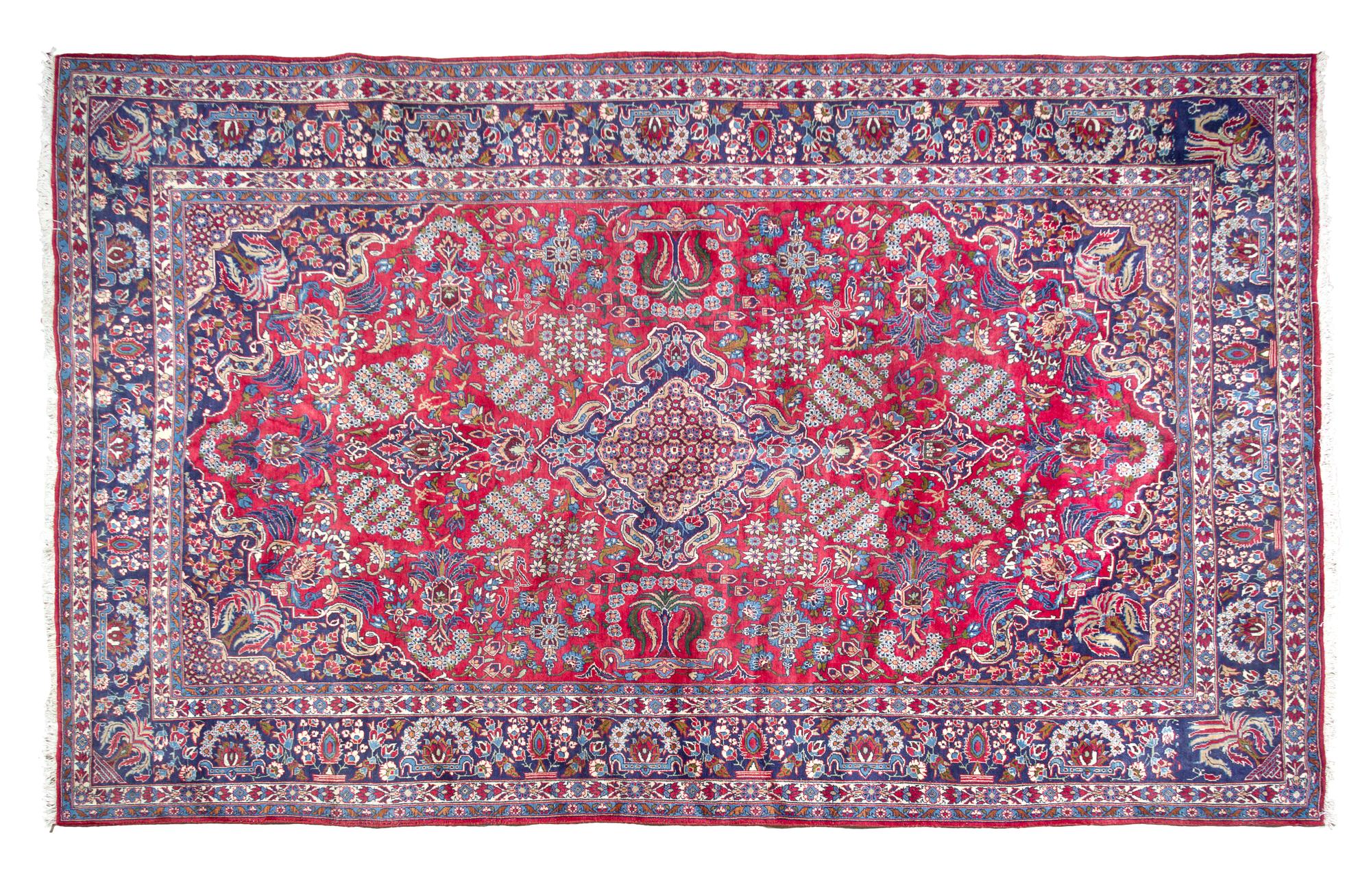 A Persian Room Sized Wool Rug