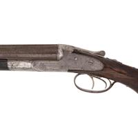 **Lefever Arms Company Double Barrel E Grade Sideplate Boxlock