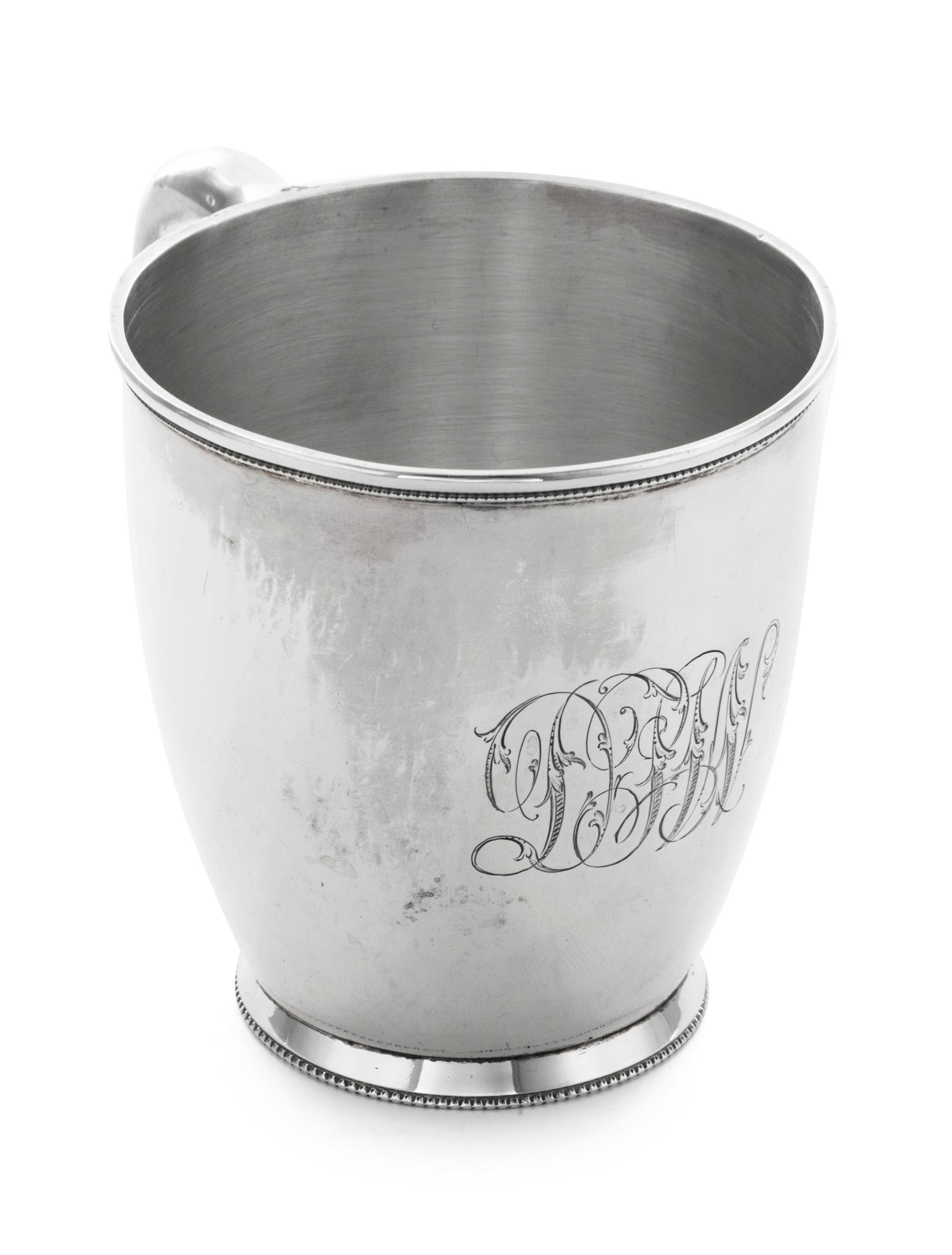 An American Silver Children's Mug