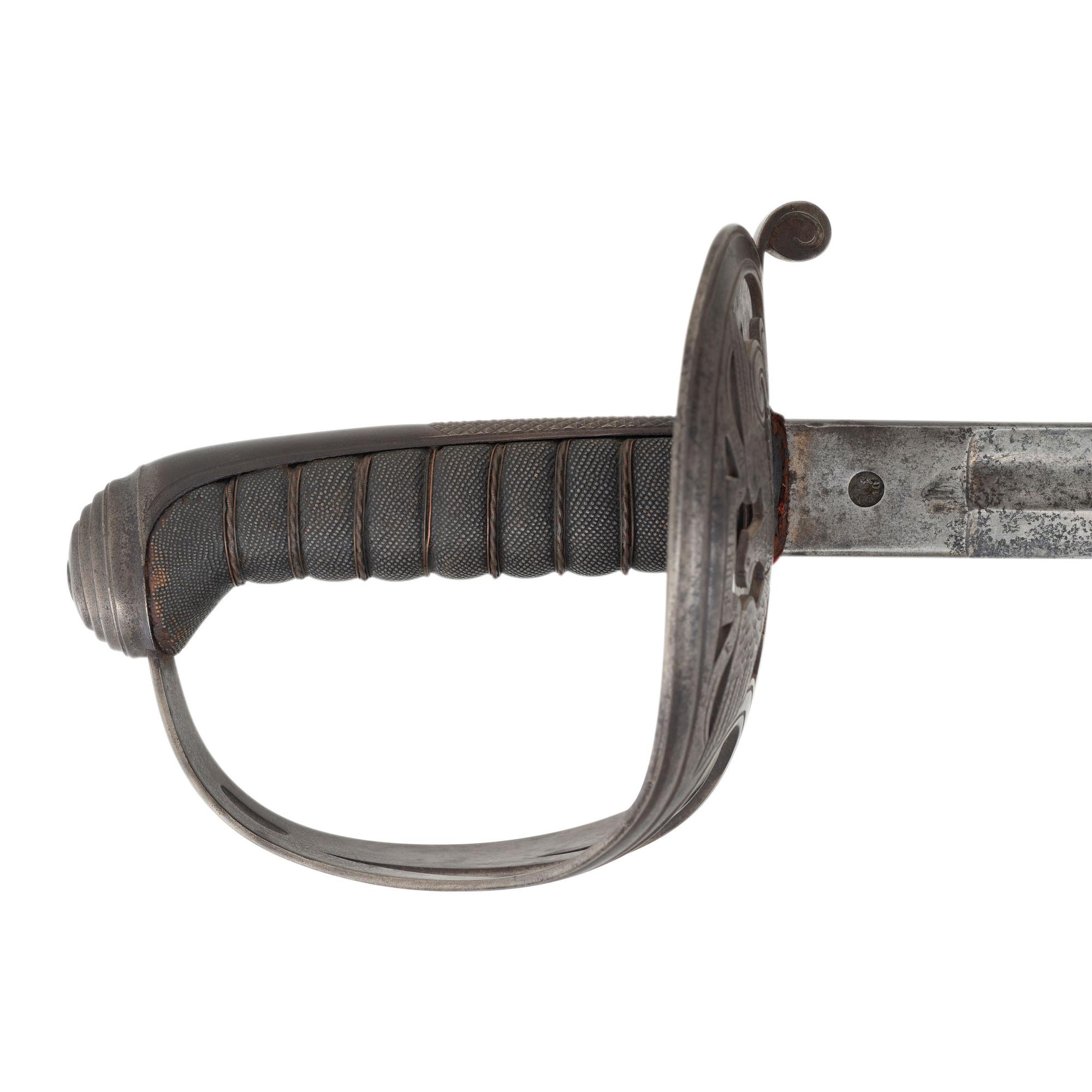 Non-Regulation Staff & Field Officer's Sword of Lt. Isaiah Robison - 28th PVV - KIA at Peachtree Creek