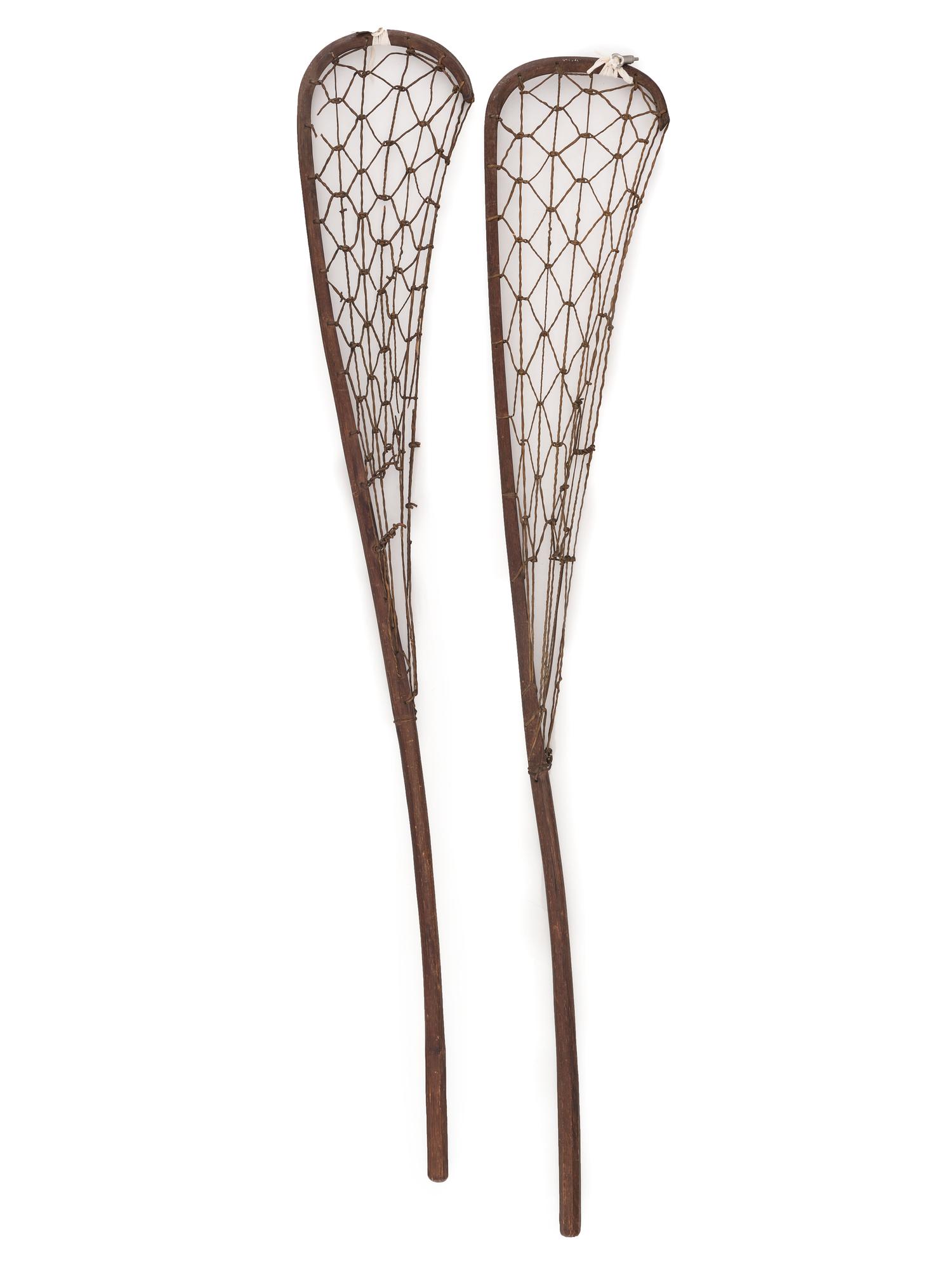 Haudenosaunee Lacrosse Sticks, Pair