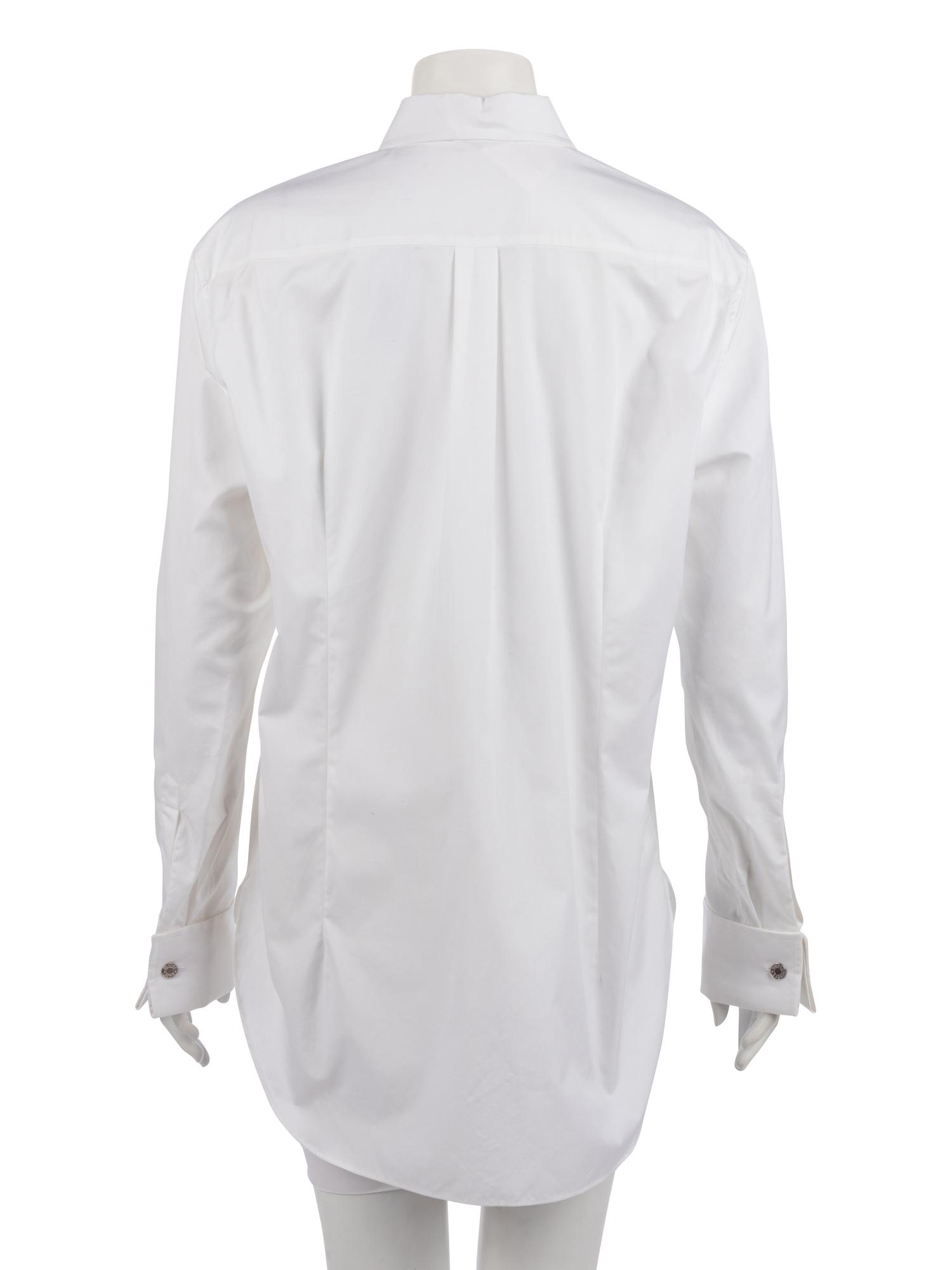 Five Hermès Tops: Three Shirts, One Sweater & One Top