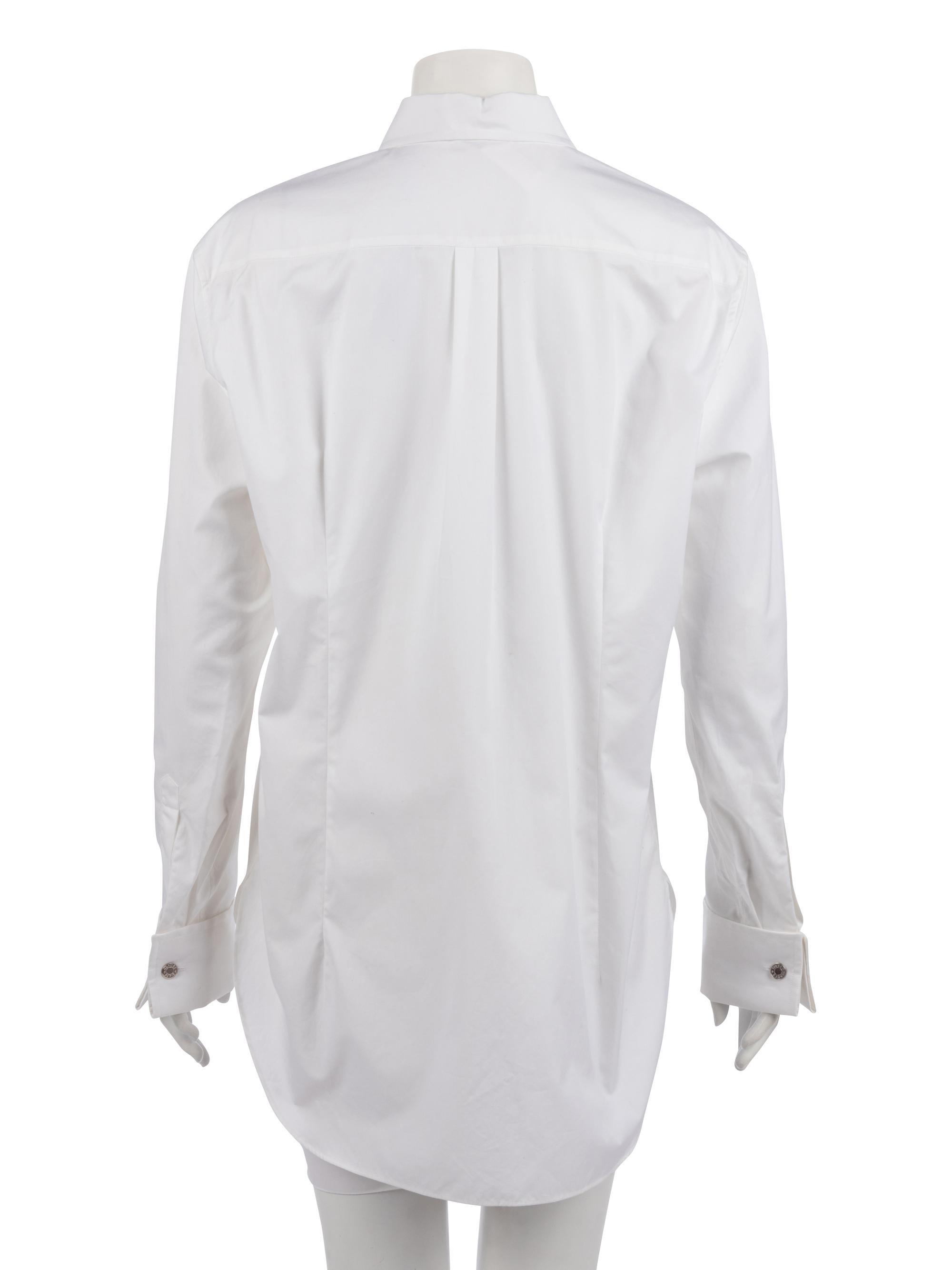 Five Hermès Tops: Three Shirts, One Sweater & One Top