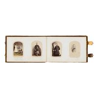 [CIVIL WAR]. [VAN VLIET, Stewart (1815-1901)]. A carte-de-visite album from the family of Civil War brigadier general Stewart van Vliet, ca 1860s.
