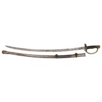 U.S. Model 1860 Light Cavalry Saber by Ames Presented to Capt. (Major) Langford Chapman 28th PA Volunteers - KIA at Chancellorsville
