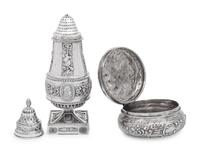 Two Continental Silver Table Articles