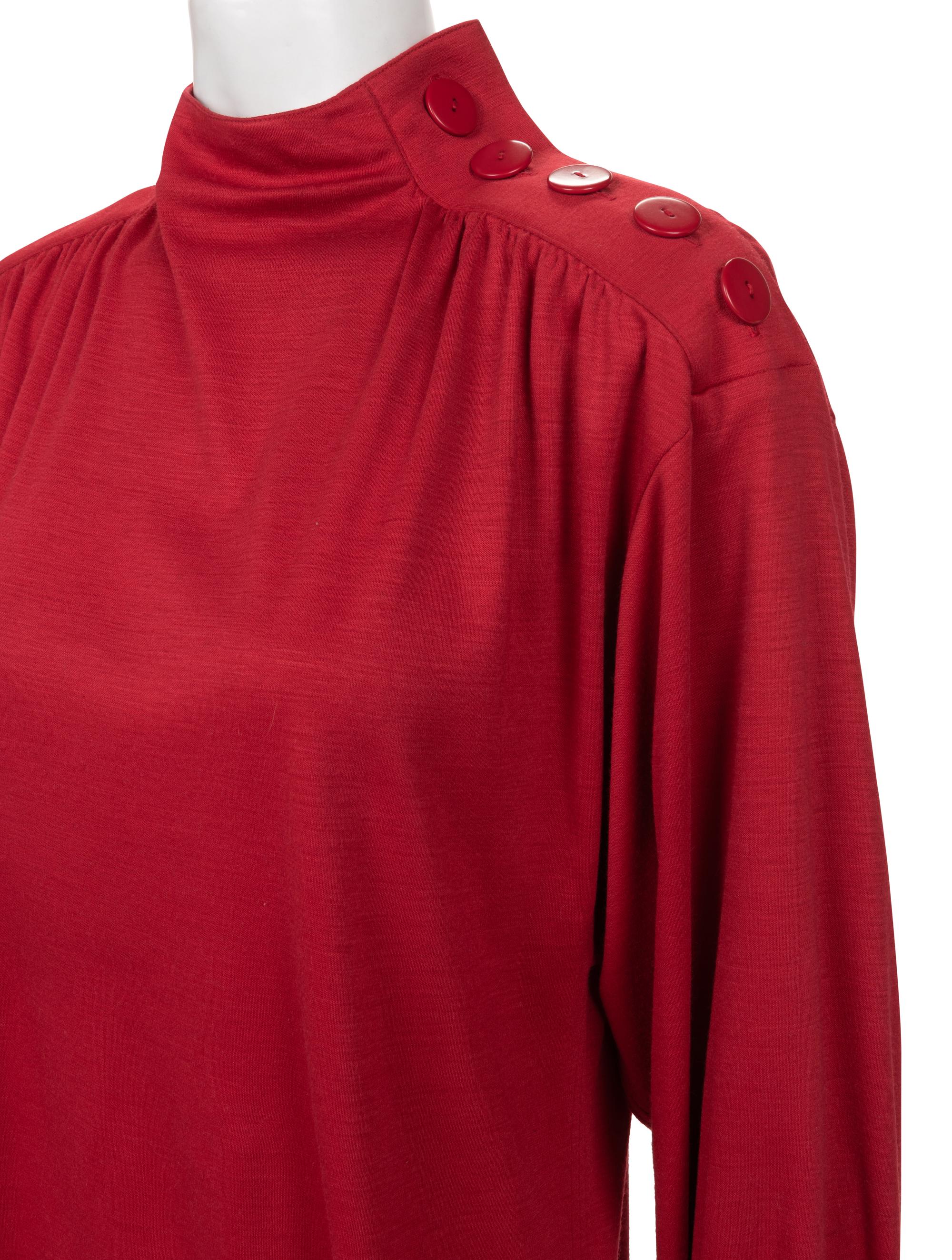 Three Designer Tops: Two YSL and One Chloé, 1980-90s