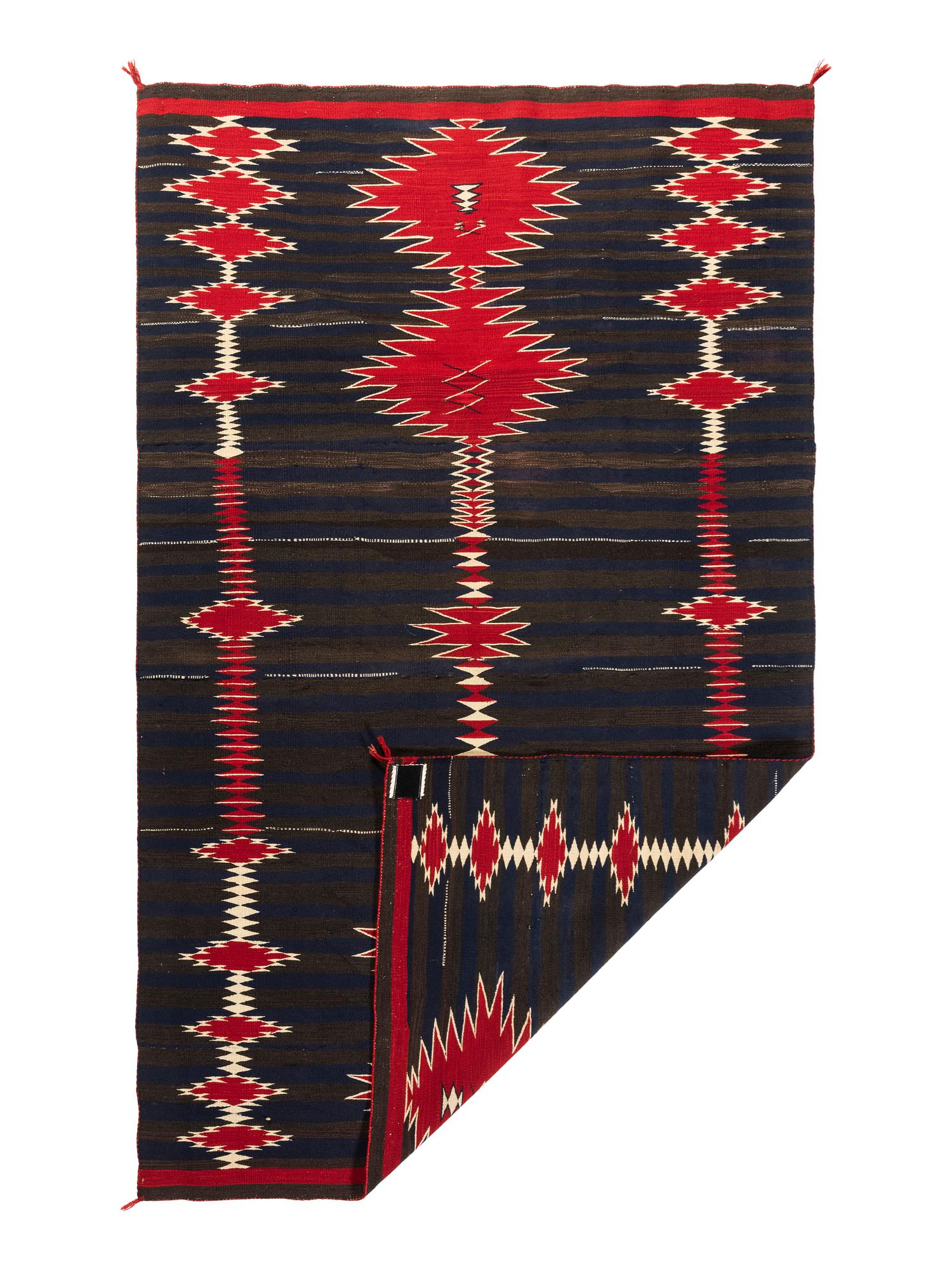 Navajo Hubble Revival Moki-Pattern Weaving / Rug
