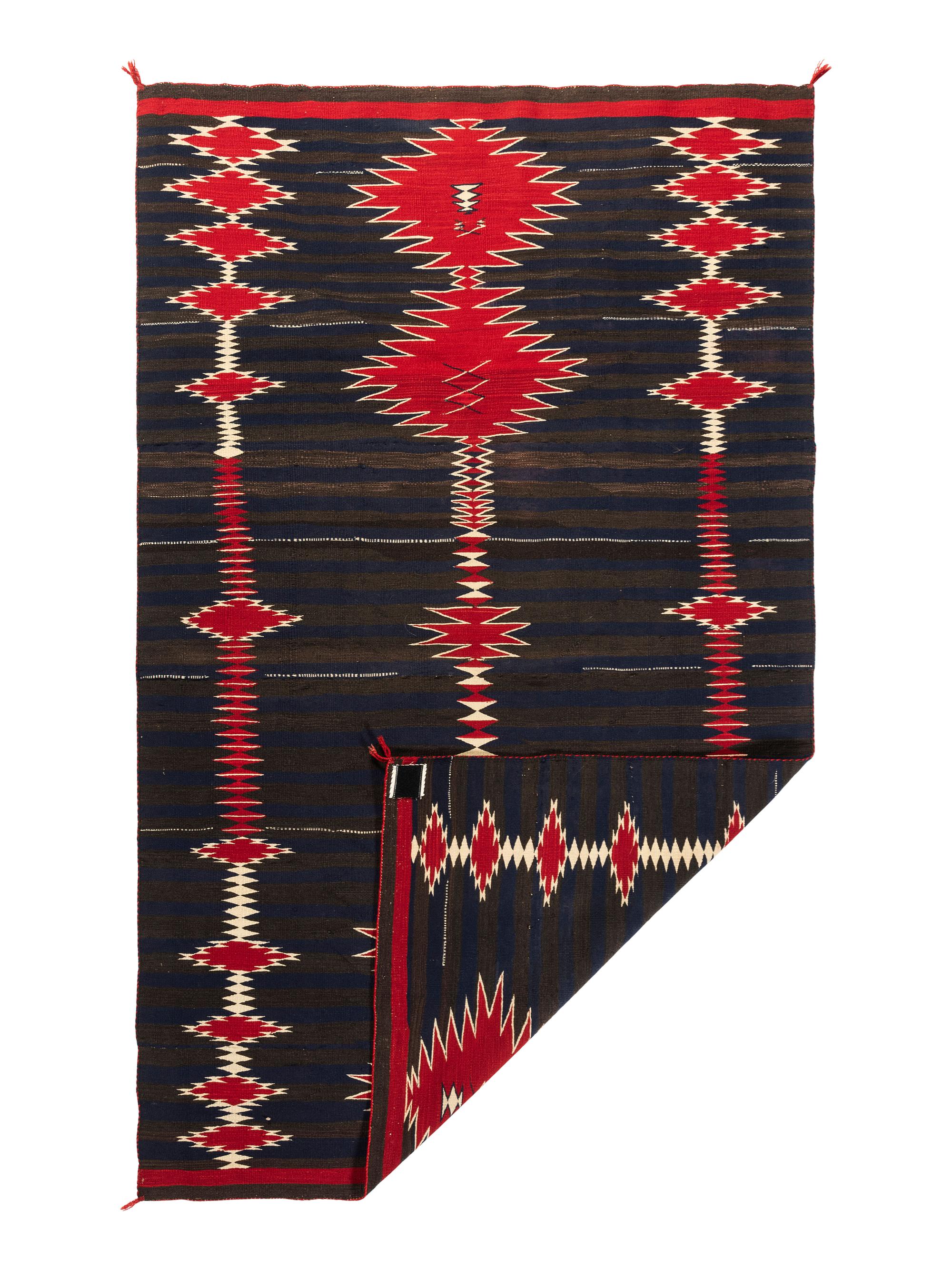 Navajo Hubble Revival Moki-Pattern Weaving / Rug