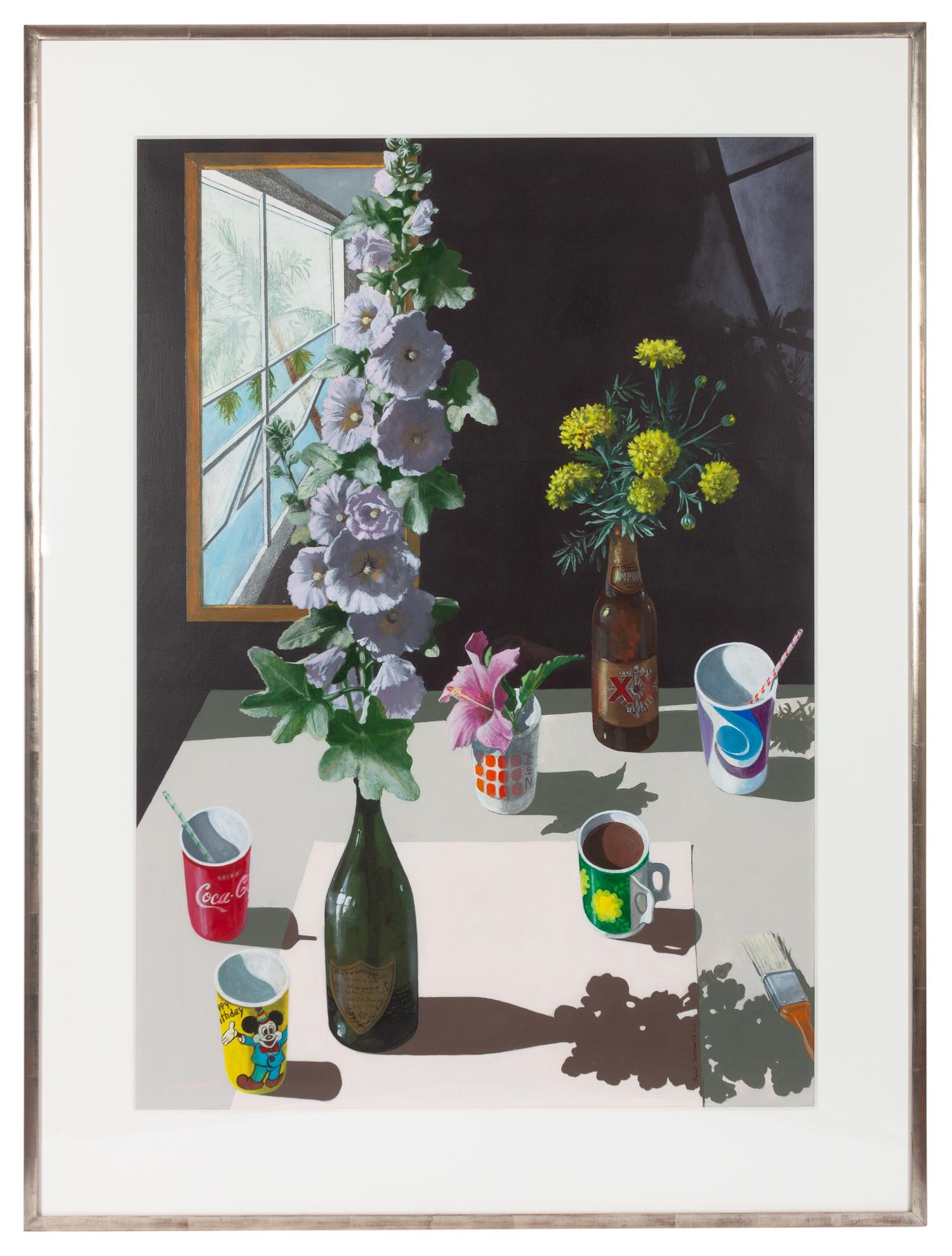 Study of Flowers with Mirror and Paper Cups, 1978-84