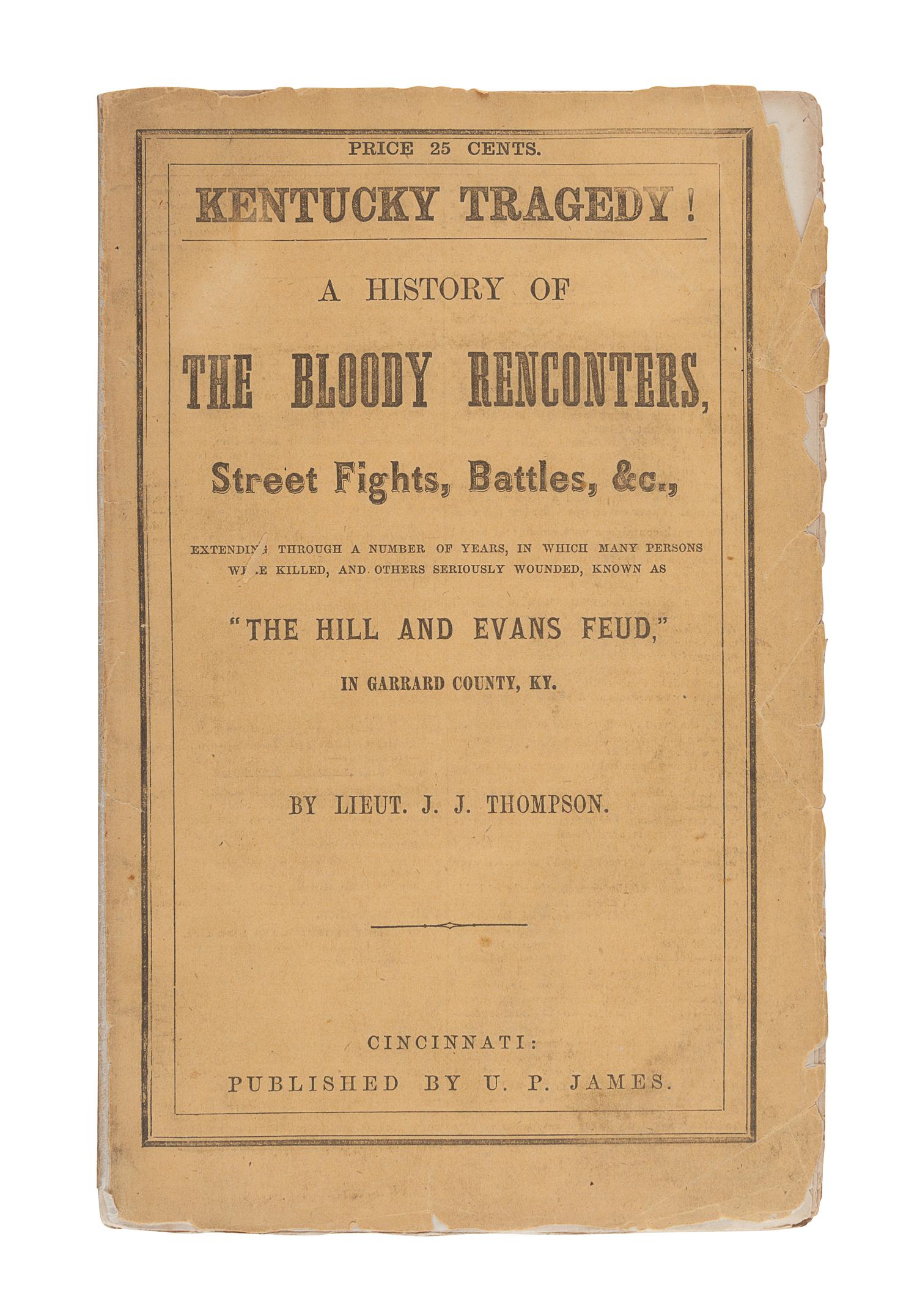 [KENTUCKY & WESTERN SETTLEMENT NARRATIVES]. A Group of 7 works, comprising: