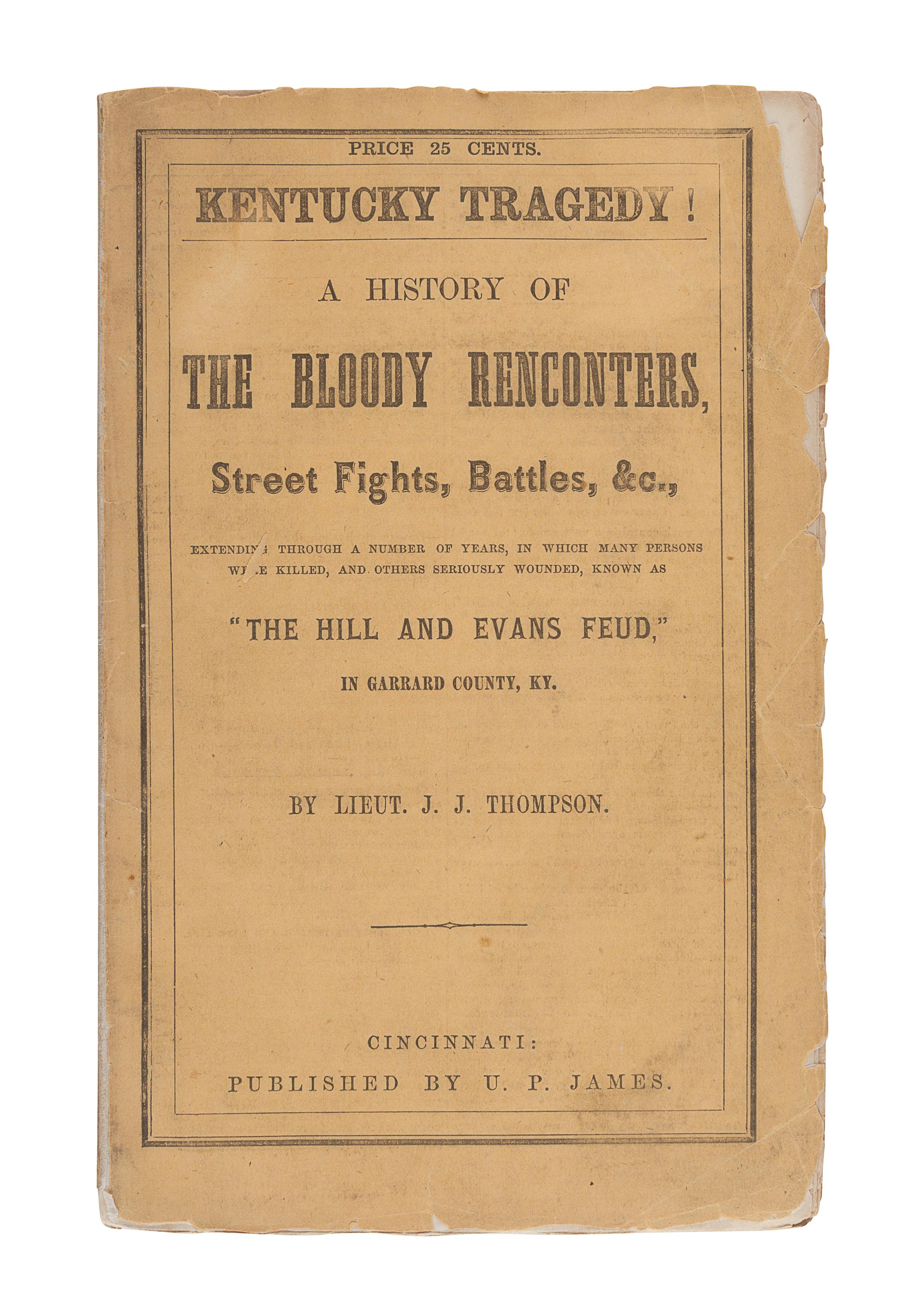 [KENTUCKY & WESTERN SETTLEMENT NARRATIVES]. A Group of 7 works, comprising: