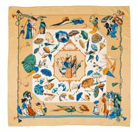 Hermès 90cm Silk Scarf