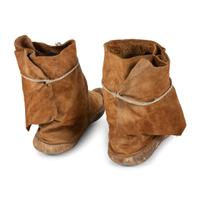 Navajo Beaded Hide Moccasins