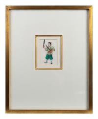 A Set of Twelve Chinese Export Pith Paintings — 19TH/20TH CENTURY