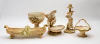 Five Royal Worcester Porcelain Articles Height of tallest 10 1/2 inches. — 19TH/20TH CENTURY