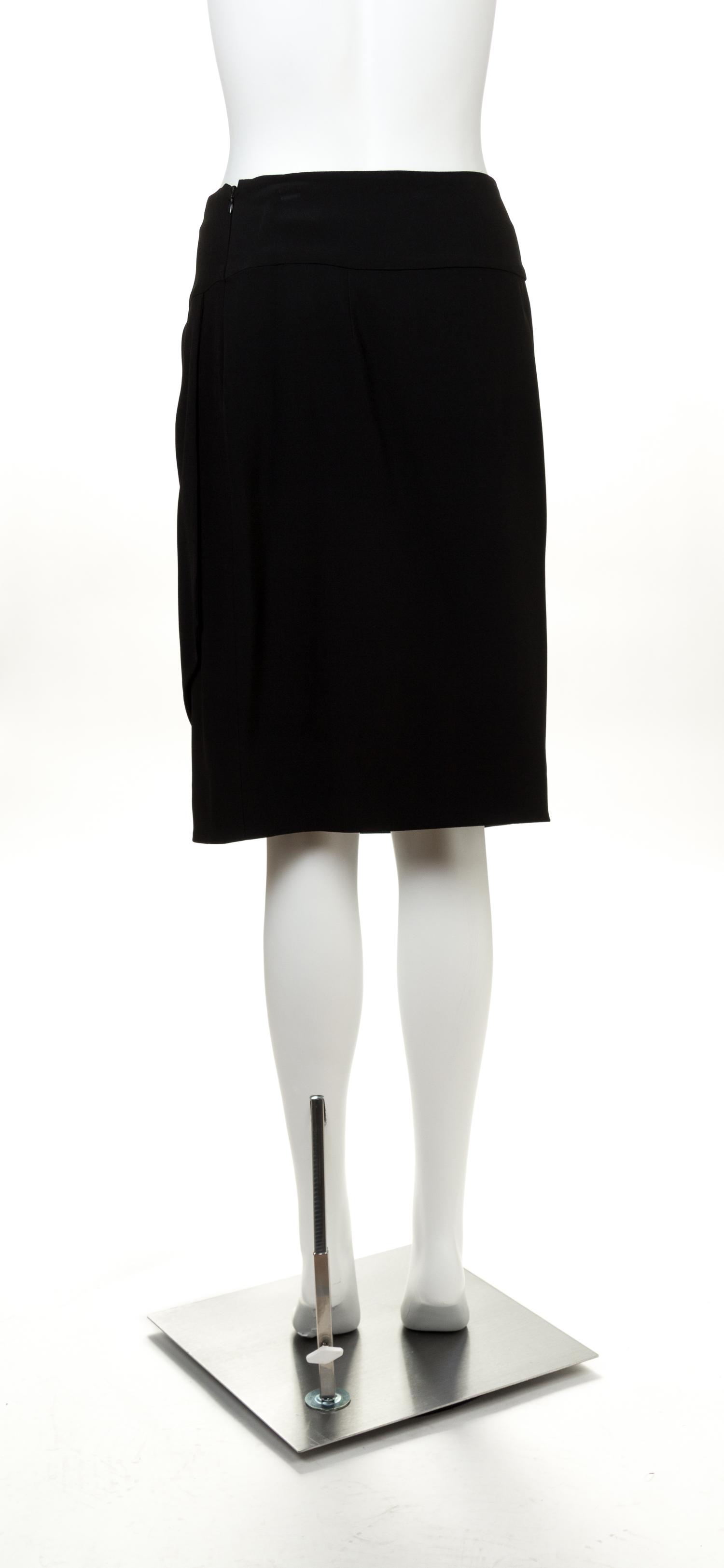 An Etro Black and White Tweed Coat and Skirt Ensemble Jacket size 42; Skirt size 44.