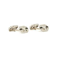 FRENCH, ART DECO, PLATINUM, DIAMOND AND ONYX CUFFLINKS